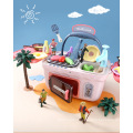 Educational pretend play cooking plastic electric kitchen toy